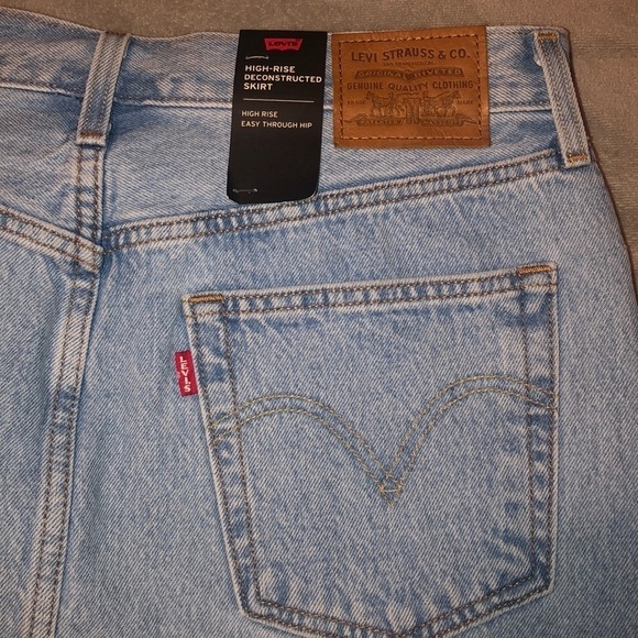 NWT Levi’s Jean skirt size 10 - Picture 6 of 7